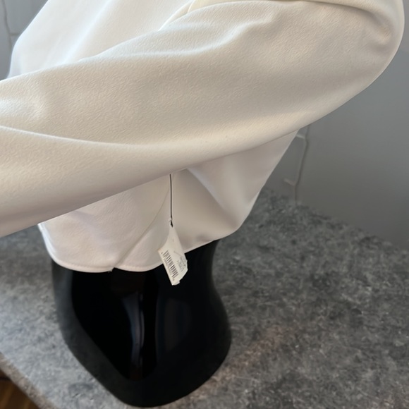 Akira off-white polyester long sleeve crop top - Picture 8 of 9